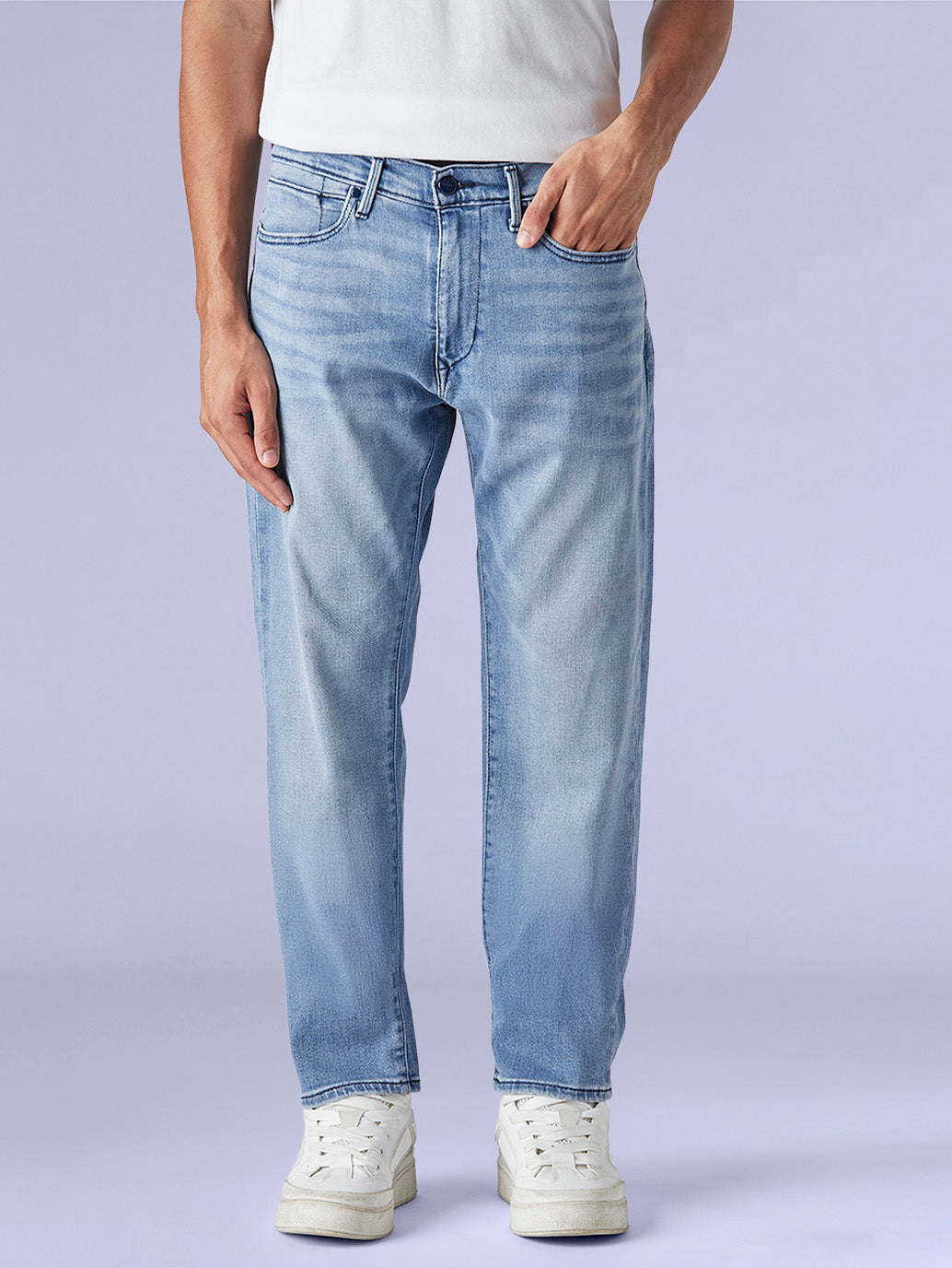 Men's 505 Light Indigo Straight Fit Mid Rise Redloop Jeans - 19967580-eba5-4b42-bf90-e9bd9bc00291 View