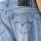 Men's 505 Light Indigo Straight Fit Mid Rise Redloop Jeans - Detail View