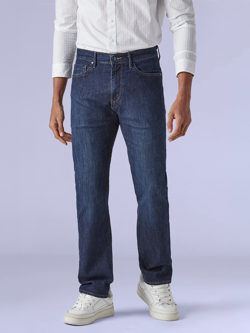 Men's 505 Dark Indigo Straight Fit Mid Rise Redloop Jeans - f8f23c93-2a61-4cf1-b3f9-0980bca605ca View