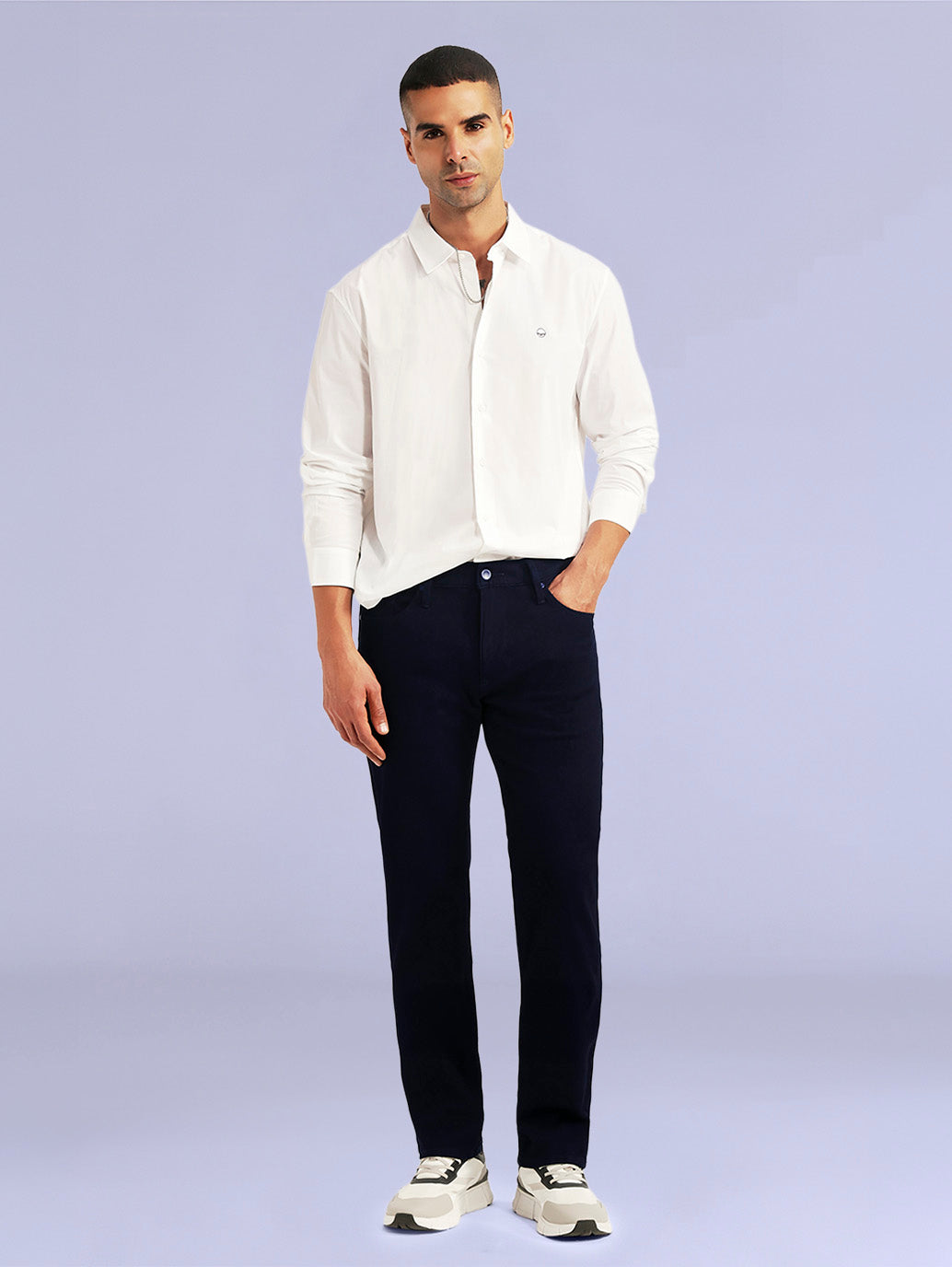 Men's Redloop 511 Dark Blue Slim Fit Mid Rise Jeans
