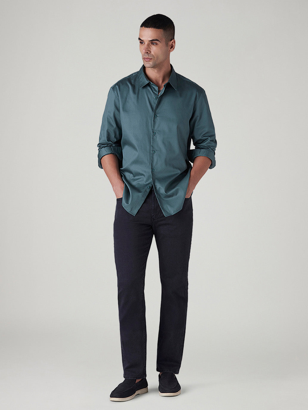 Men's 511 Navy Slim Fit Mid Rise Redloop Jeans
