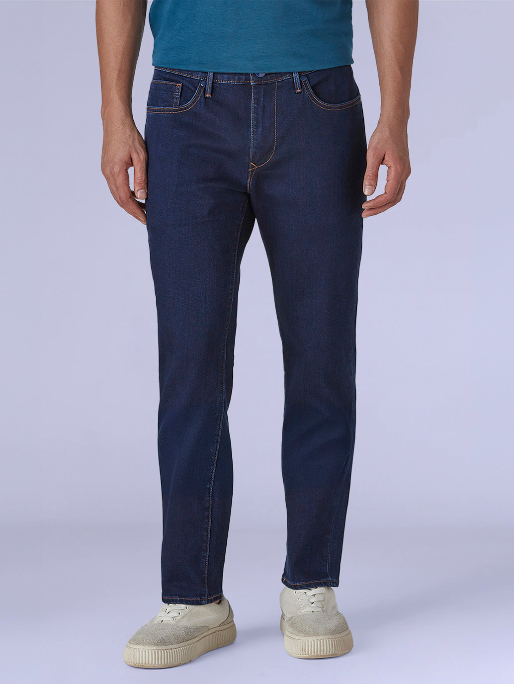 Men's Redloop 511 Dark Blue Slim Fit Mid Rise Jeans - 4f07a532-d31a-412f-98d8-c05c1b4223c2 View