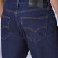 Men's Redloop 511 Dark Blue Slim Fit Mid Rise Jeans - 98456702-6beb-464f-b01c-60b87e125f3d View