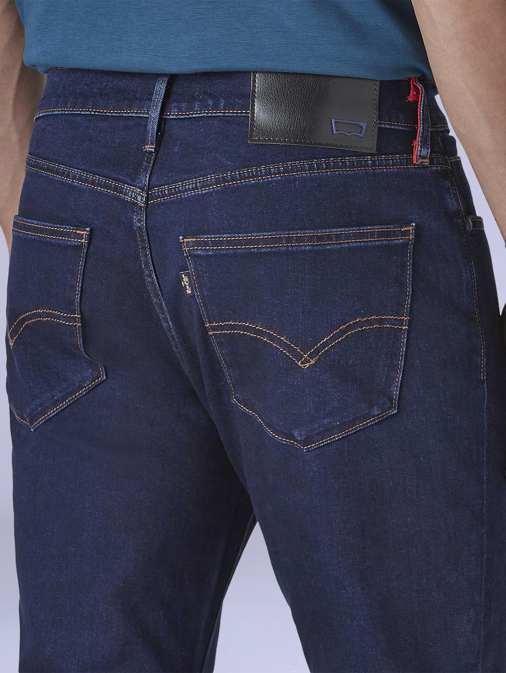 Men's Redloop 511 Dark Blue Slim Fit Mid Rise Jeans - 98456702-6beb-464f-b01c-60b87e125f3d View