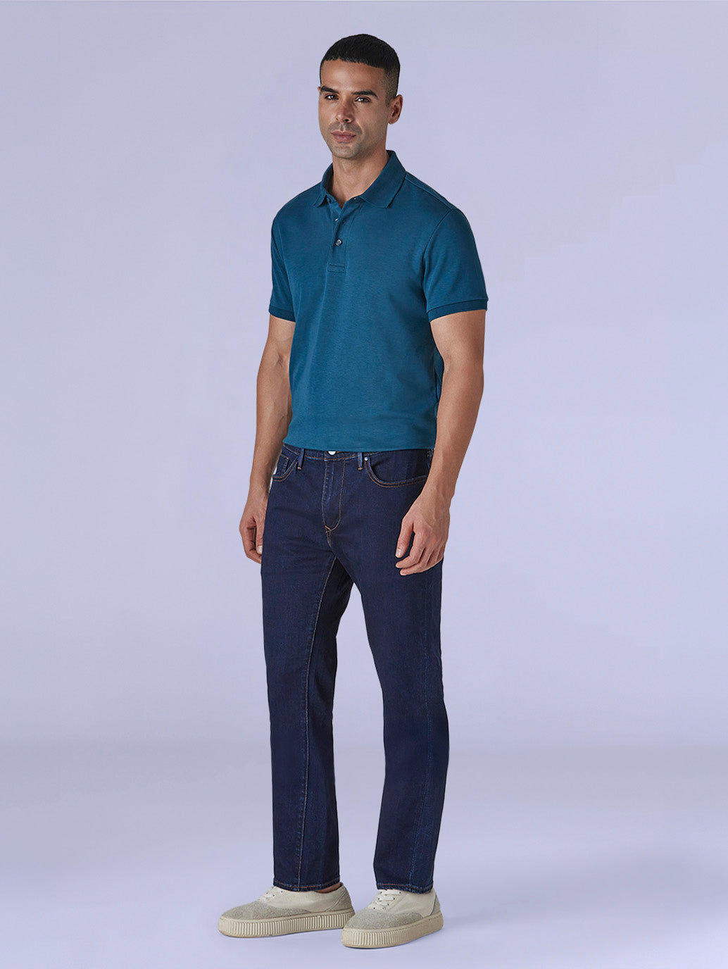Men's Redloop 511 Dark Blue Slim Fit Mid Rise Jeans - 0b469304-ab68-42f7-afe6-b6b3f20fc2b6 View