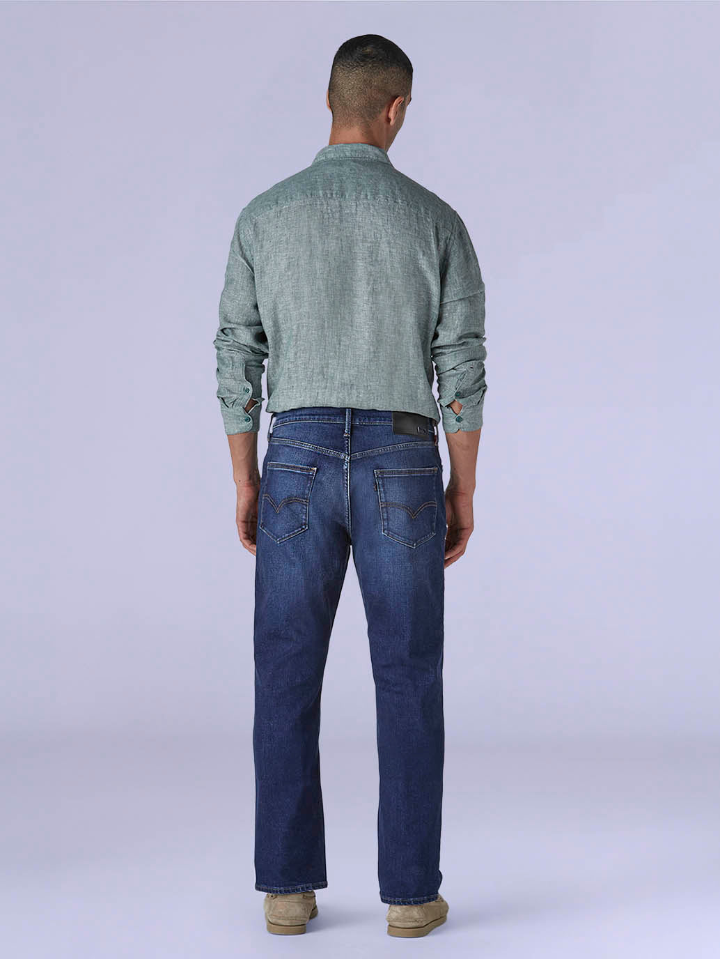 Men's 511 Med Indigo Slim Fit Mid Rise Redloop Jeans - 60639ee0-1a2e-49f0-a9b2-9ee55afe344e View