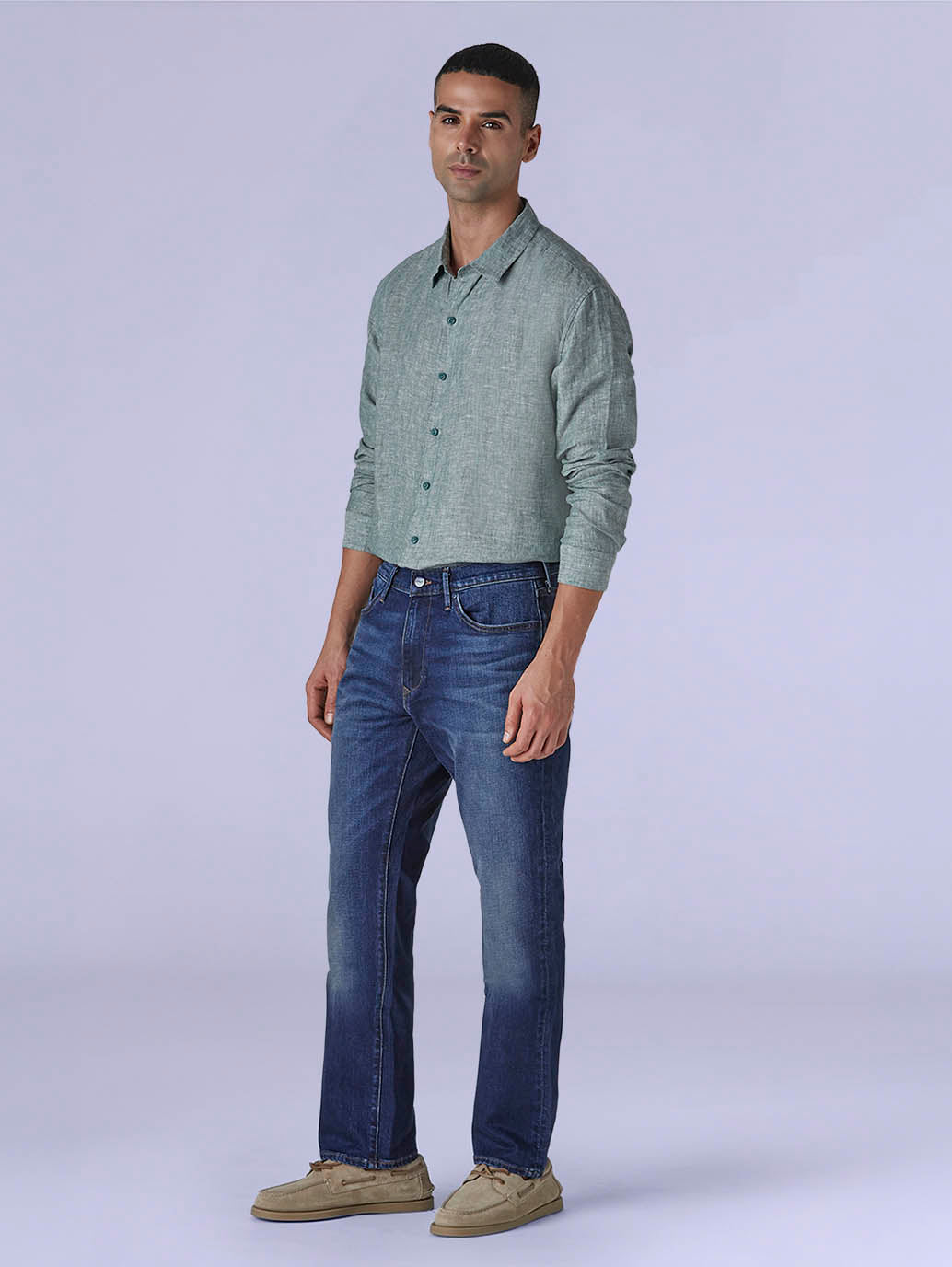 Men's 511 Med Indigo Slim Fit Mid Rise Redloop Jeans - 15fe7784-0491-462b-ace7-bdafd63796d6 View