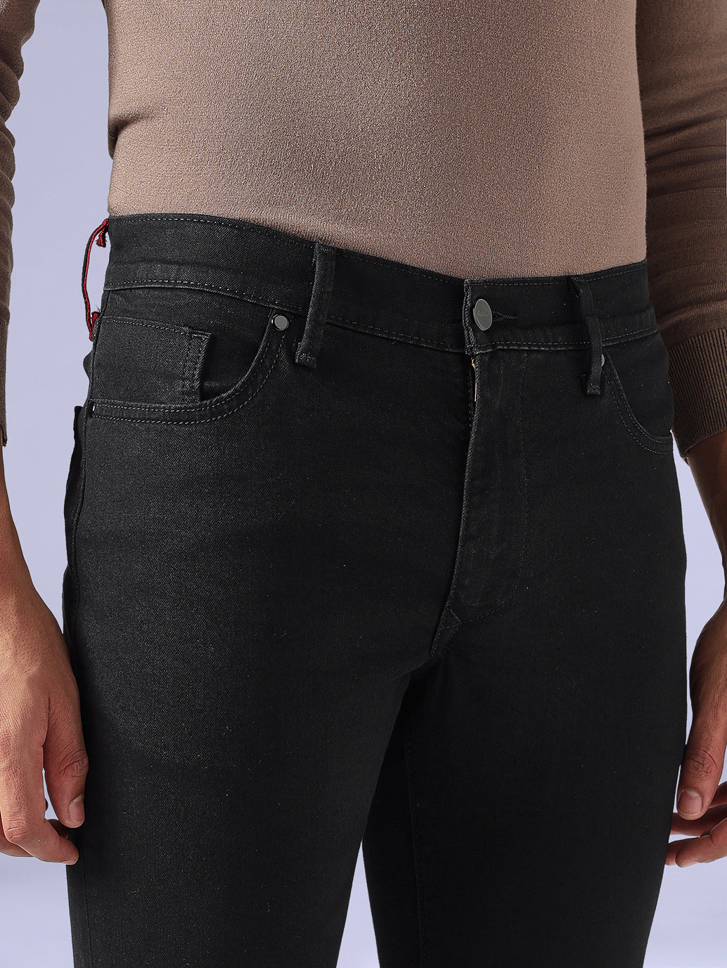 Men's 511 Black Slim Fit Mid Rise Redloop Jeans - 20 View