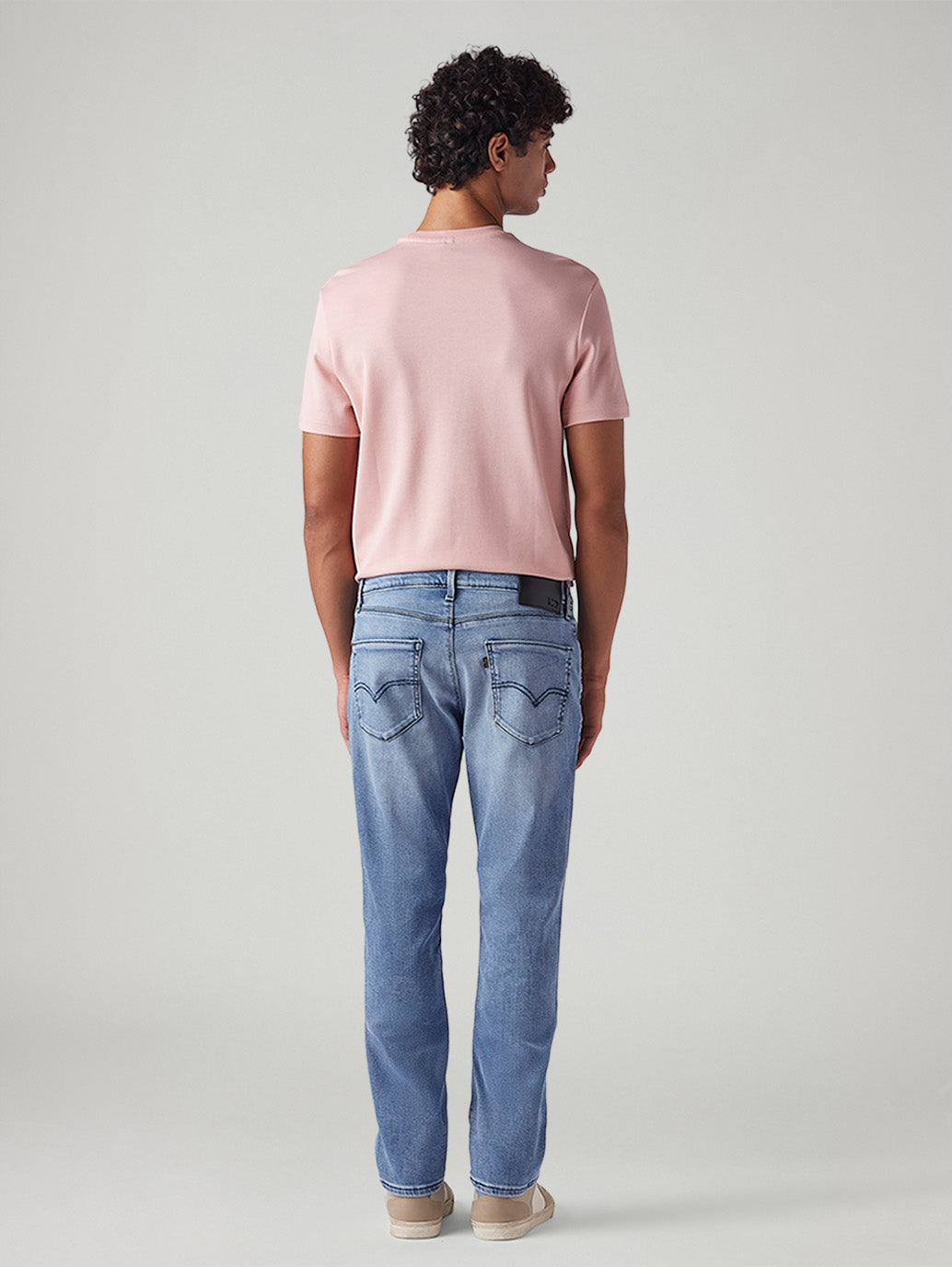 Men's 511 Light Indigo Slim Fit Mid Rise Redloop Jeans - Back View