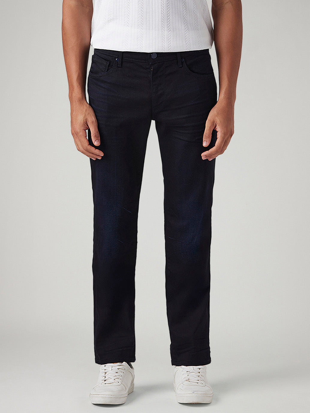Men's 511 Indigo Slim Fit Mid Rise Redloop Jeans - Front View