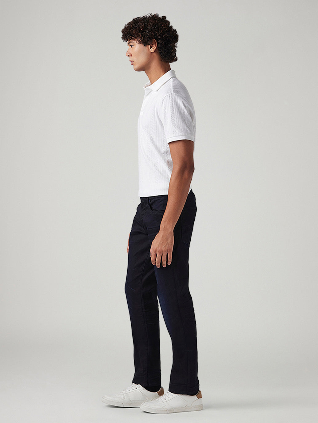 Men's 511 Indigo Slim Fit Mid Rise Redloop Jeans - Side View