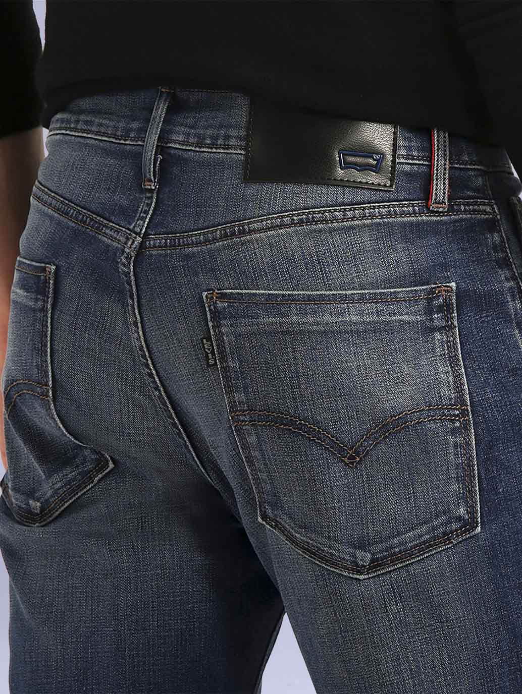 Men's Redloop 511 Blue Slim Fit Mid Rise Jeans - def6ff61-b29a-48fb-a595-2c5505ee3991 View