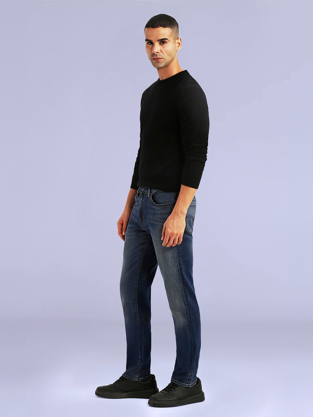 Men's Redloop 511 Blue Slim Fit Mid Rise Jeans - ef4f7f67-f179-4ac5-83f0-398ac0152134 View