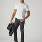 Men's 511 Charcoal Grey Slim Fit Mid Rise Redloop Jeans - Logo View