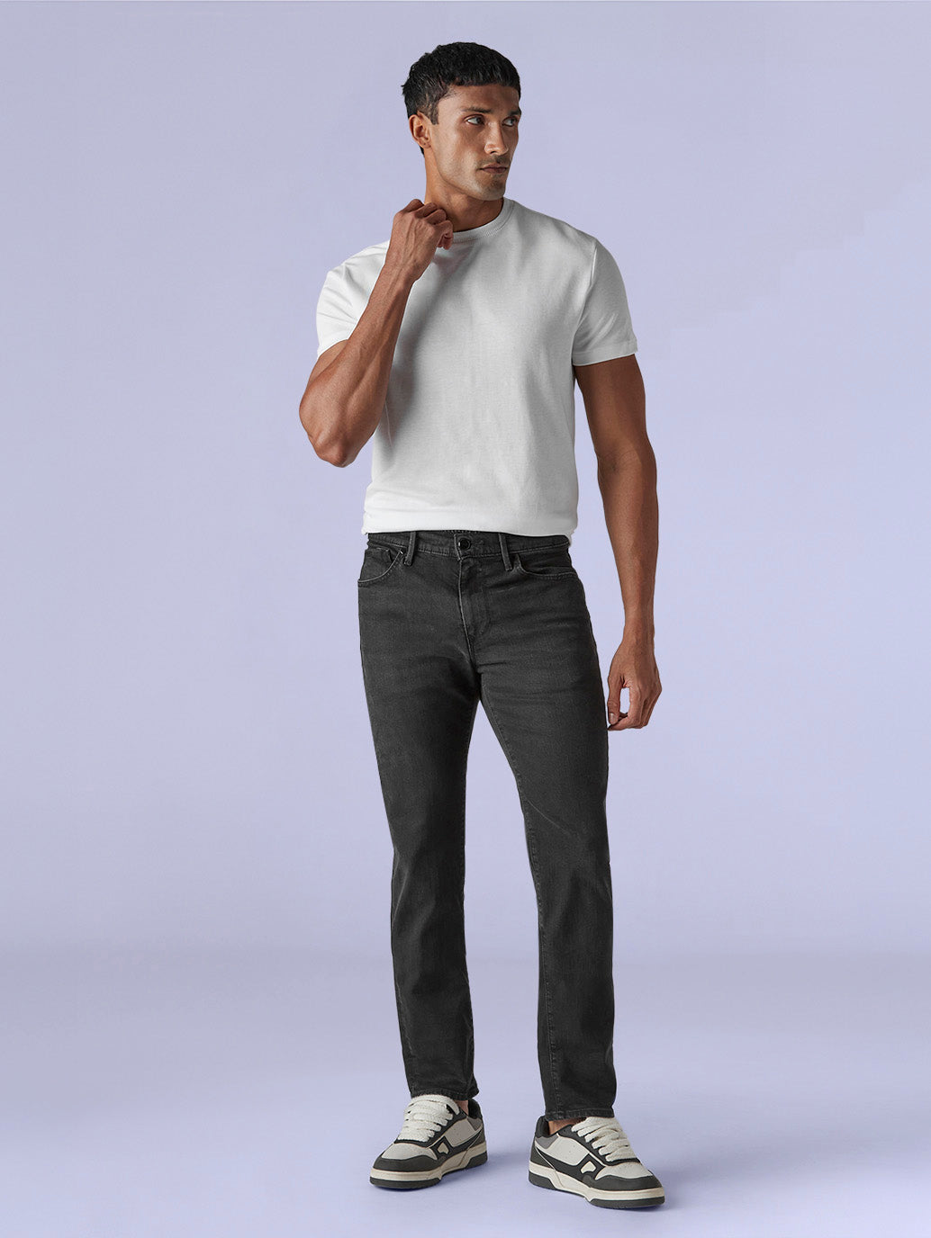 Men's 511 Charcoal Grey Slim Fit Mid Rise Redloop Jeans - 9832d480-2480-4ffa-b8cb-2aa5f2b922e9 View