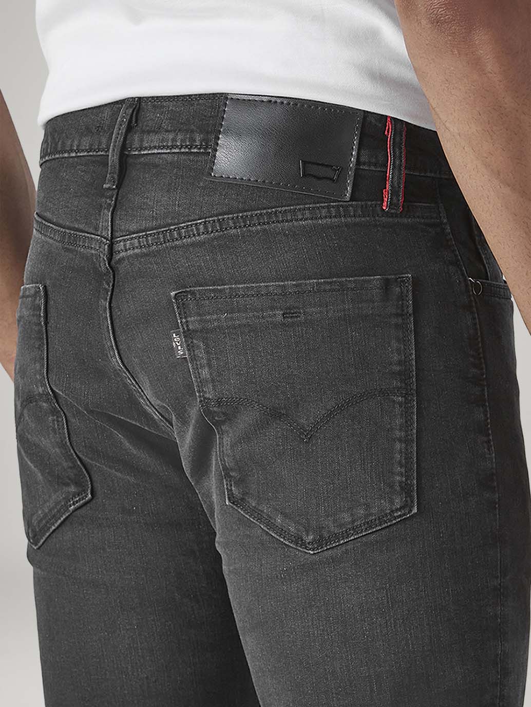 Men's 511 Charcoal Grey Slim Fit Mid Rise Redloop Jeans - 20 View