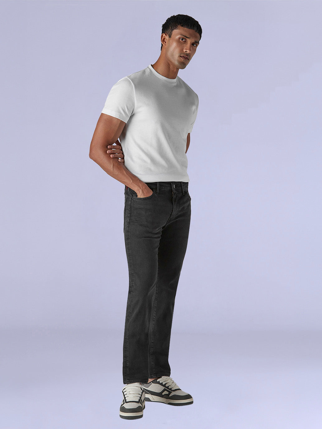 Men's 511 Charcoal Grey Slim Fit Mid Rise Redloop Jeans - 4ac12aee-203d-41bc-8b81-e3d0a5ea0f77 View
