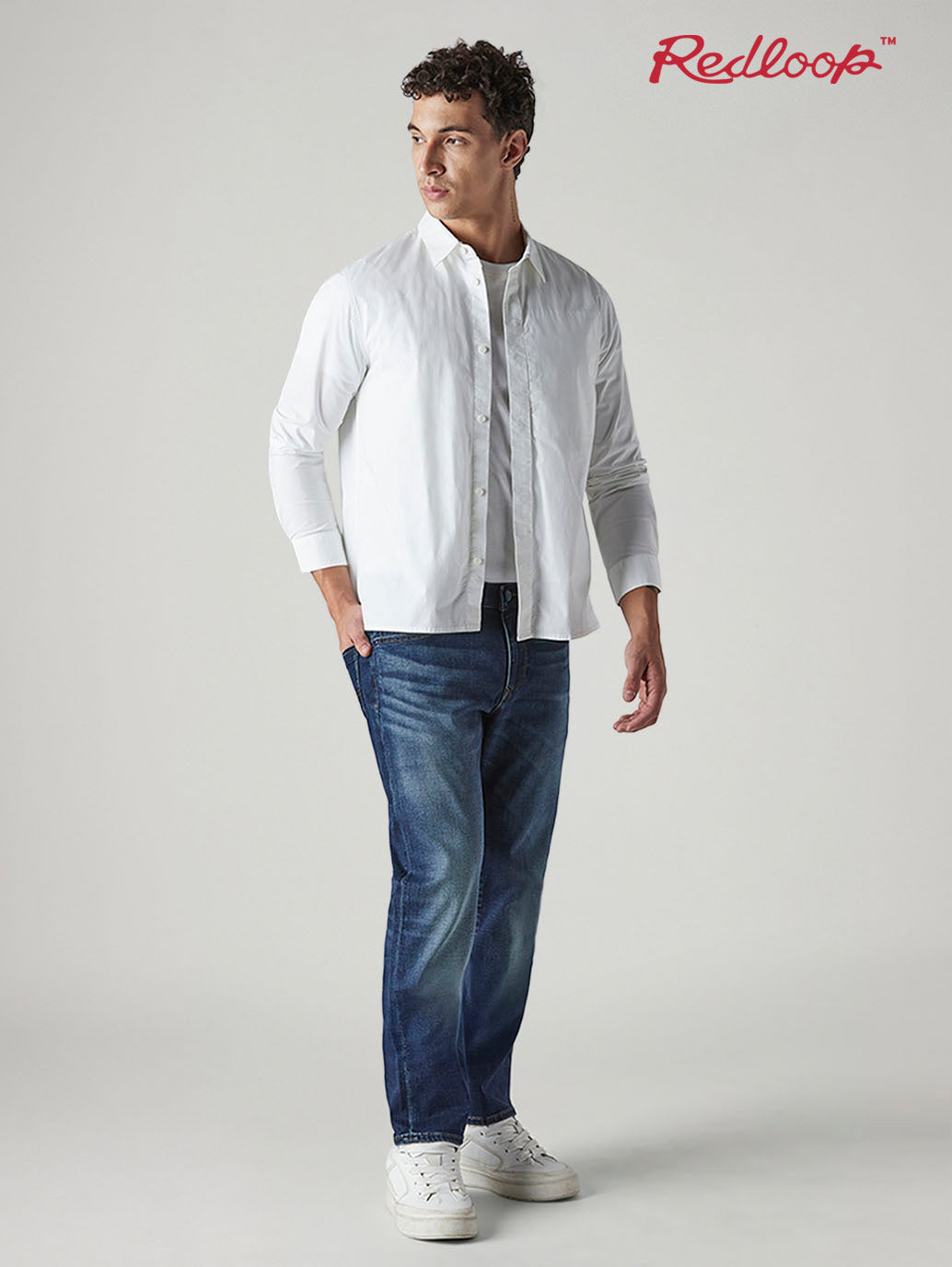 Men's 511 Indigo Slim Fit Mid Rise Redloop Jeans