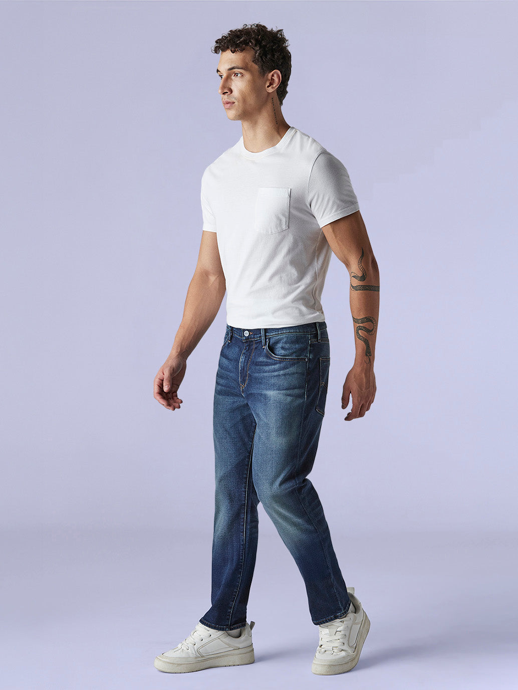 Men's 511 Indigo Slim Fit Mid Rise Redloop Jeans - b838a4bd-65ee-485a-8ba4-4b3fa5b3484f View