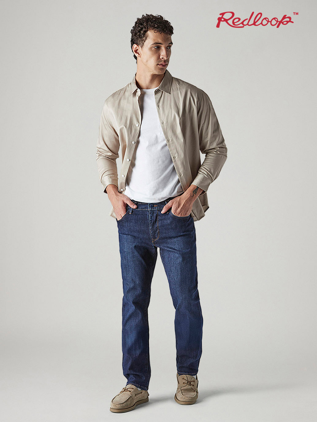 Men's 511 Indigo Slim Fit Mid Rise Redloop Jeans