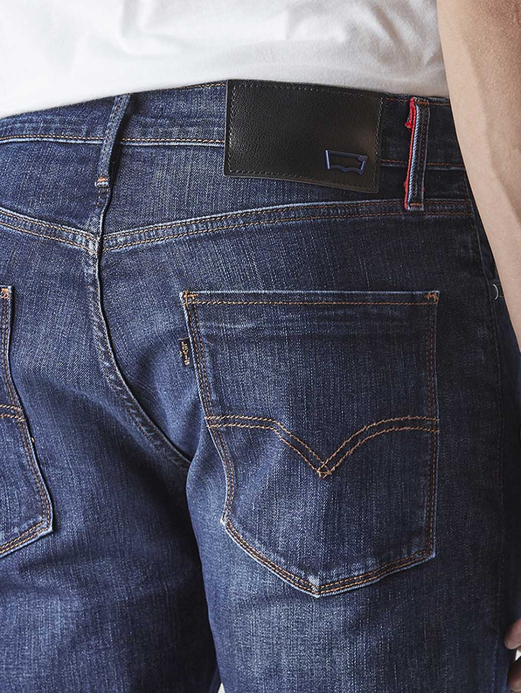 Men's 511 Indigo Slim Fit Mid Rise Redloop Jeans - Detail View