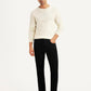 Men's Redloop 512 Black Slim Tapered Fit Mid Rise Jeans - Front View