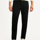 Men's Redloop 512 Black Slim Tapered Fit Mid Rise Jeans - Front View