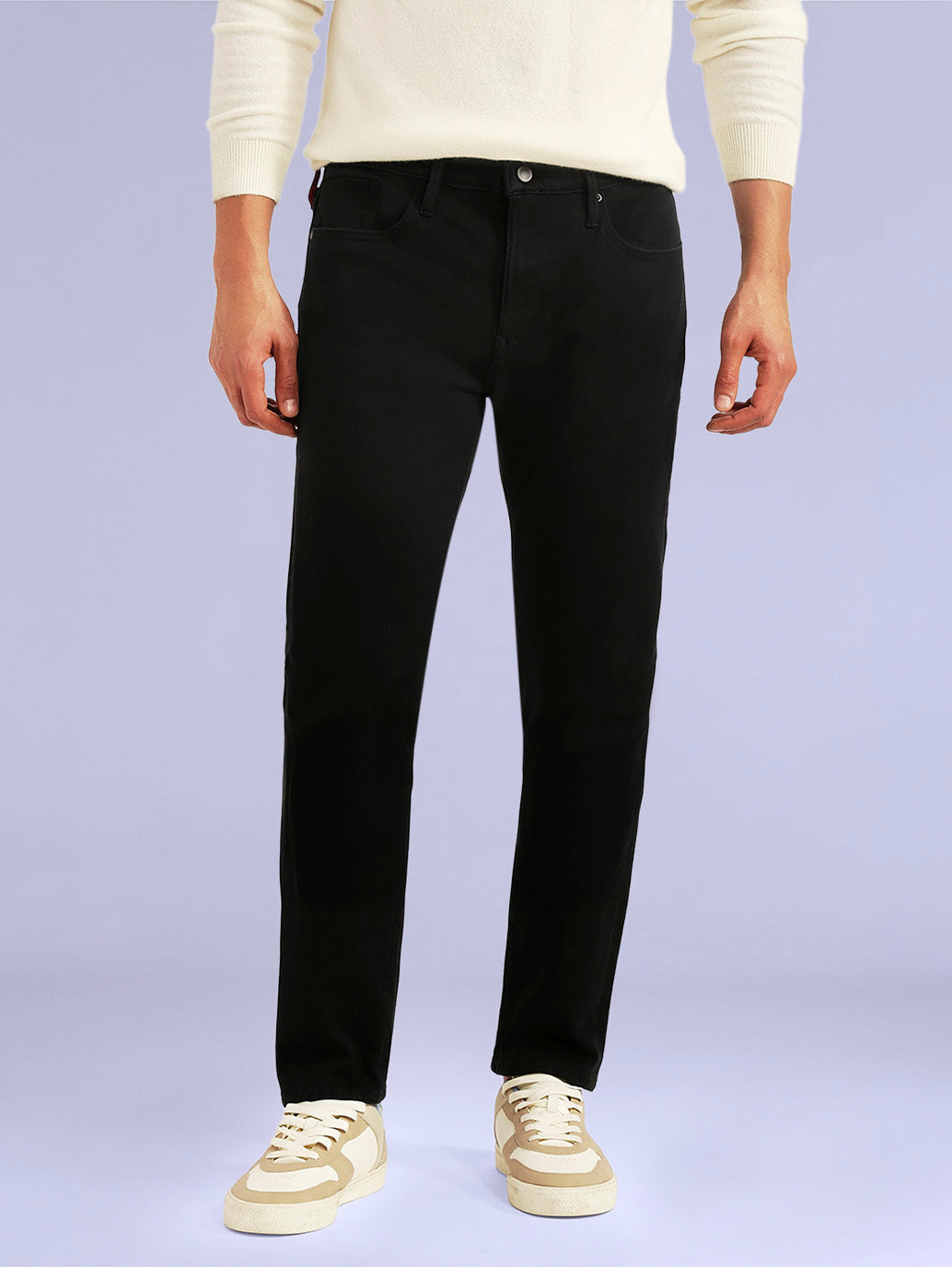 Men's Redloop 512 Black Slim Tapered Fit Mid Rise Jeans - 1df94f78-b6ce-4e2a-bd5f-96c8400ae448 View