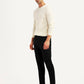 Men's Redloop 512 Black Slim Tapered Fit Mid Rise Jeans - Side View
