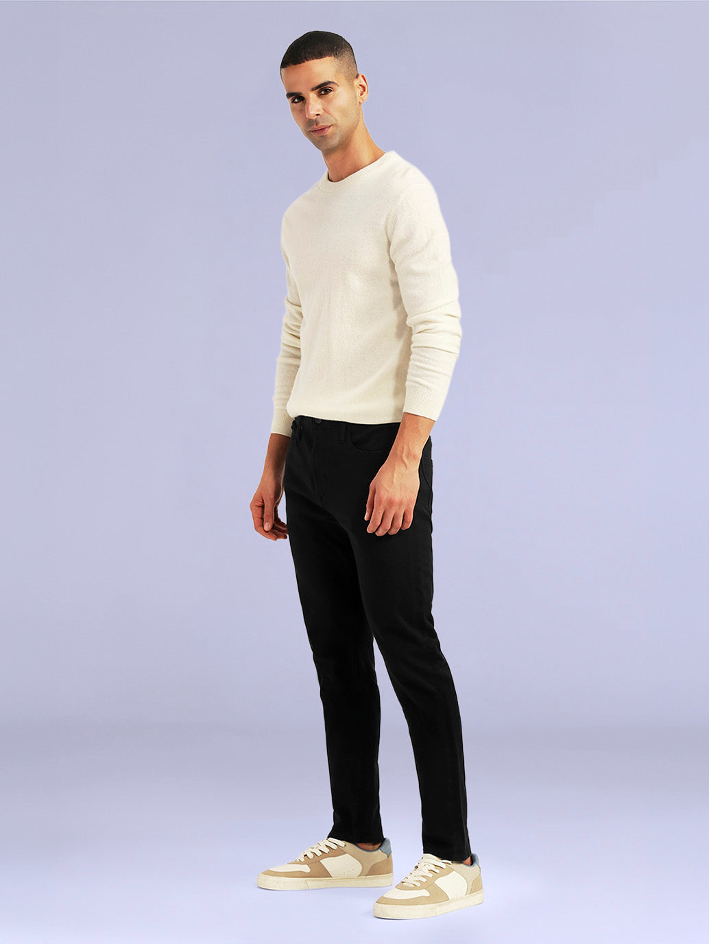 Men's Redloop 512 Black Slim Tapered Fit Mid Rise Jeans - a71aec77-ecd1-4806-9562-22afbdbfcc09 View