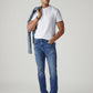 Men's 512 Blue Slim Tapered Fit Mid Rise Redloop Jeans - 20 View