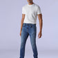 Men's 512 Blue Slim Tapered Fit Mid Rise Redloop Jeans - Front View