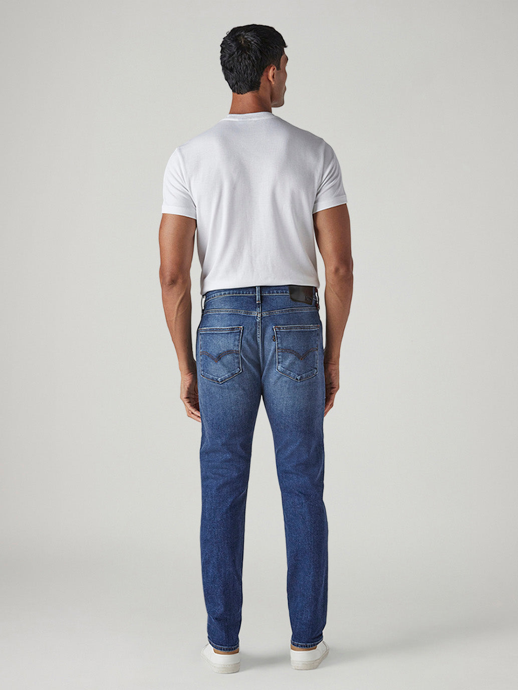 Men's 512 Blue Slim Tapered Fit Mid Rise Redloop Jeans - 20 View