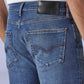 Men's 512 Blue Slim Tapered Fit Mid Rise Redloop Jeans - Detail View