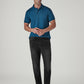 Men's 512 Black Slim Tapered Fit Mid Rise Redloop Jeans - Styleshot View