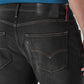Men's 512 Black Slim Tapered Fit Mid Rise Redloop Jeans - Detail View