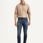 Men's Redloop 512 Blue Slim Tapered Fit Mid Rise Jeans - Front View
