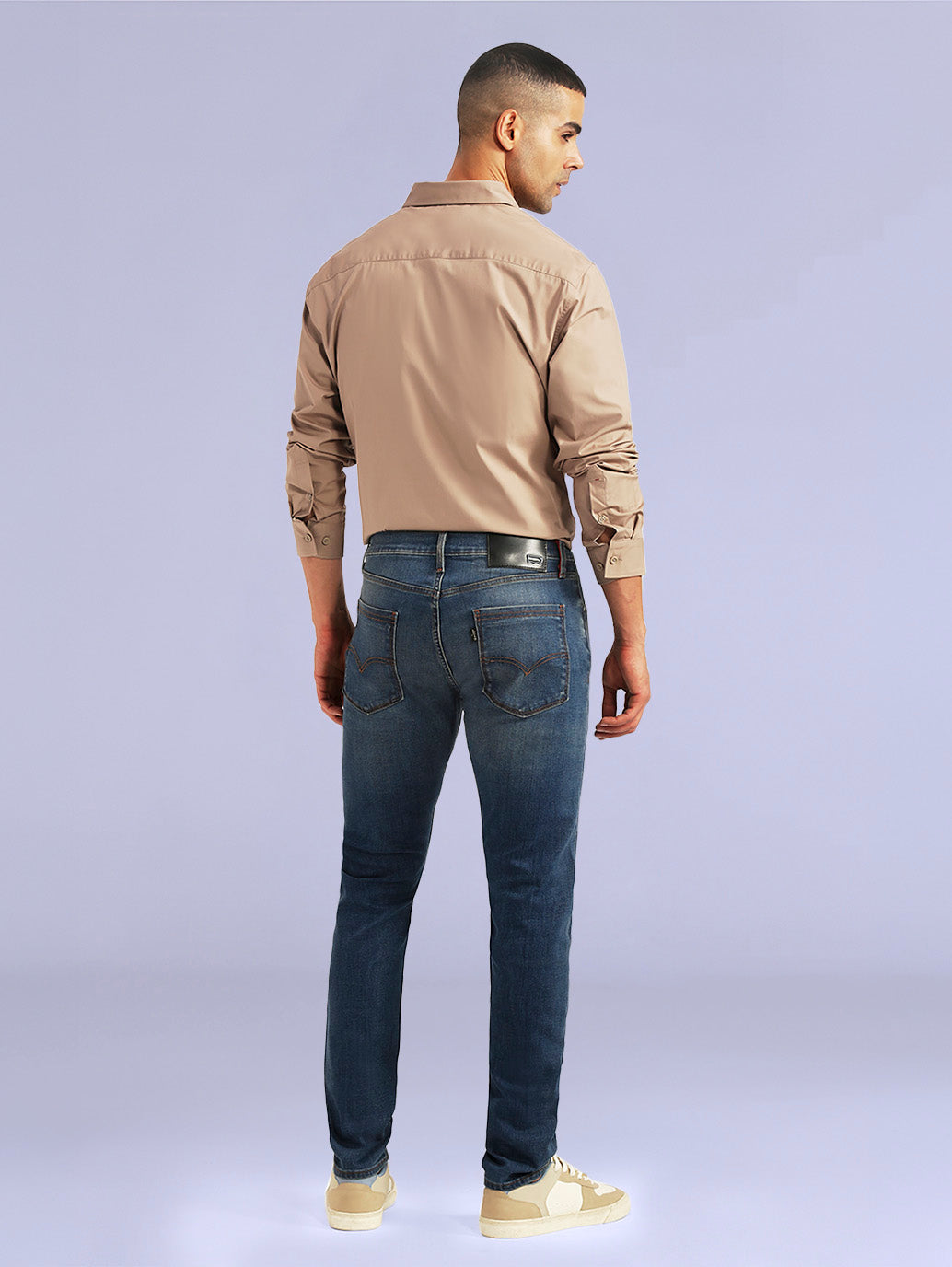 Men's Redloop 512 Blue Slim Tapered Fit Mid Rise Jeans - 64709d5b-e1a2-455d-8766-f0e8edce1031 View