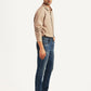 Men's Redloop 512 Blue Slim Tapered Fit Mid Rise Jeans - Side View