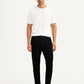 Men's Redloop 512 Black Slim Tapered Fit Mid Rise Jeans - Front View