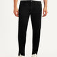 Men's Redloop 512 Black Slim Tapered Fit Mid Rise Jeans - Front View