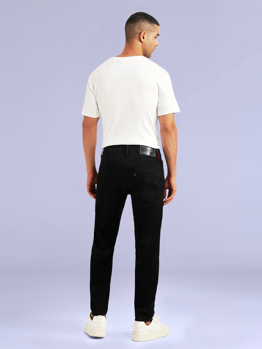 Men's Redloop 512 Black Slim Tapered Fit Mid Rise Jeans - a052ff3d-dc82-45aa-9005-0fbc90134ace View
