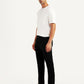 Men's Redloop 512 Black Slim Tapered Fit Mid Rise Jeans - Side View