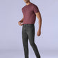 Men's 512 Charcoal Grey Slim Tapered Fit Mid Rise Redloop Jeans - Side View