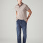 Men's 513 Blue Slim Straight Fit Mid Rise Redloop Jeans - Styleshot View