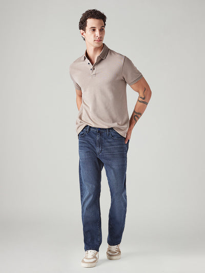 levi's Men's 513 Blue Slim Straight Fit Mid Rise Redloop Jeans-picture-36