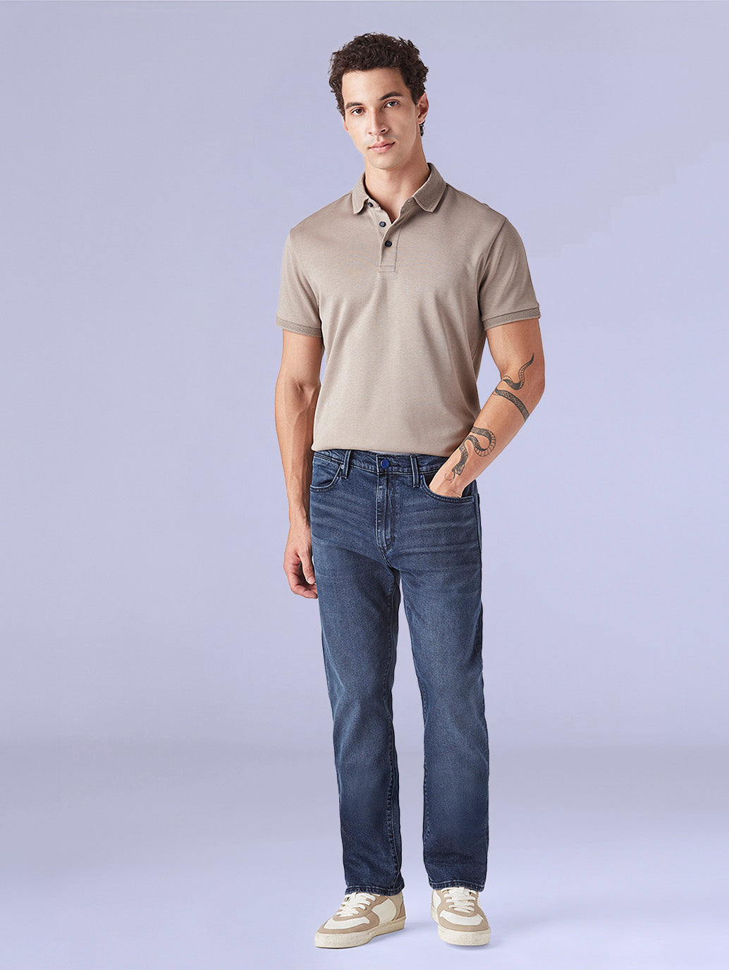 Men's 513 Blue Slim Straight Fit Mid Rise Redloop Jeans - b8e8da7e-1eee-4b58-8568-6683a8255e57 View