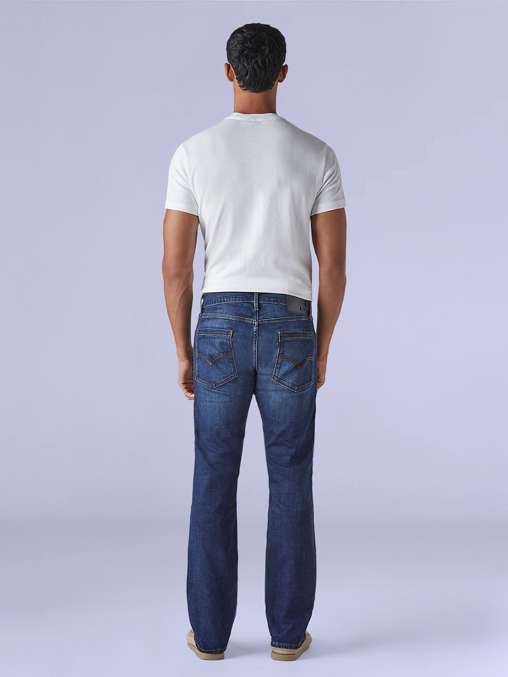 Men's 513 Blue Slim Straight Fit Mid Rise Redloop Jeans - 36b90656-804d-4a1c-9787-220a9bd74407 View