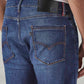 Men's 513 Blue Slim Straight Fit Mid Rise Redloop Jeans - 20 View