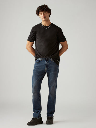 levi's Men's 513 Blue Slim Straight Fit Mid Rise Redloop Jeans-picture-25